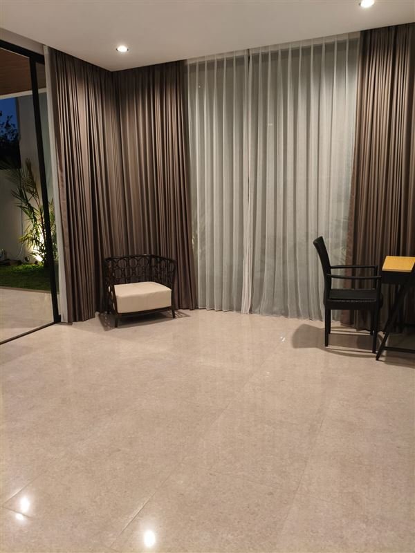 Furnished living area in Villa One